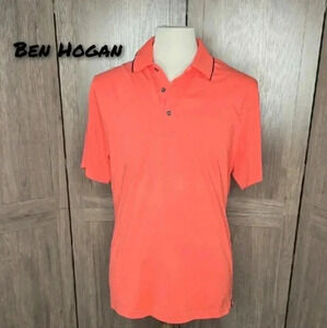 Ben Hogan Men's Coral Polo Shirt Golf Travel